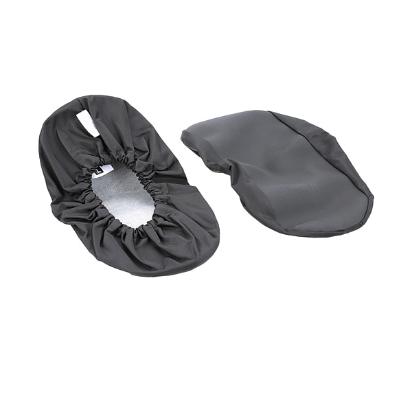 Shoe Cover, Reuse, Pair , Grip-Max, Black, Large Pr
